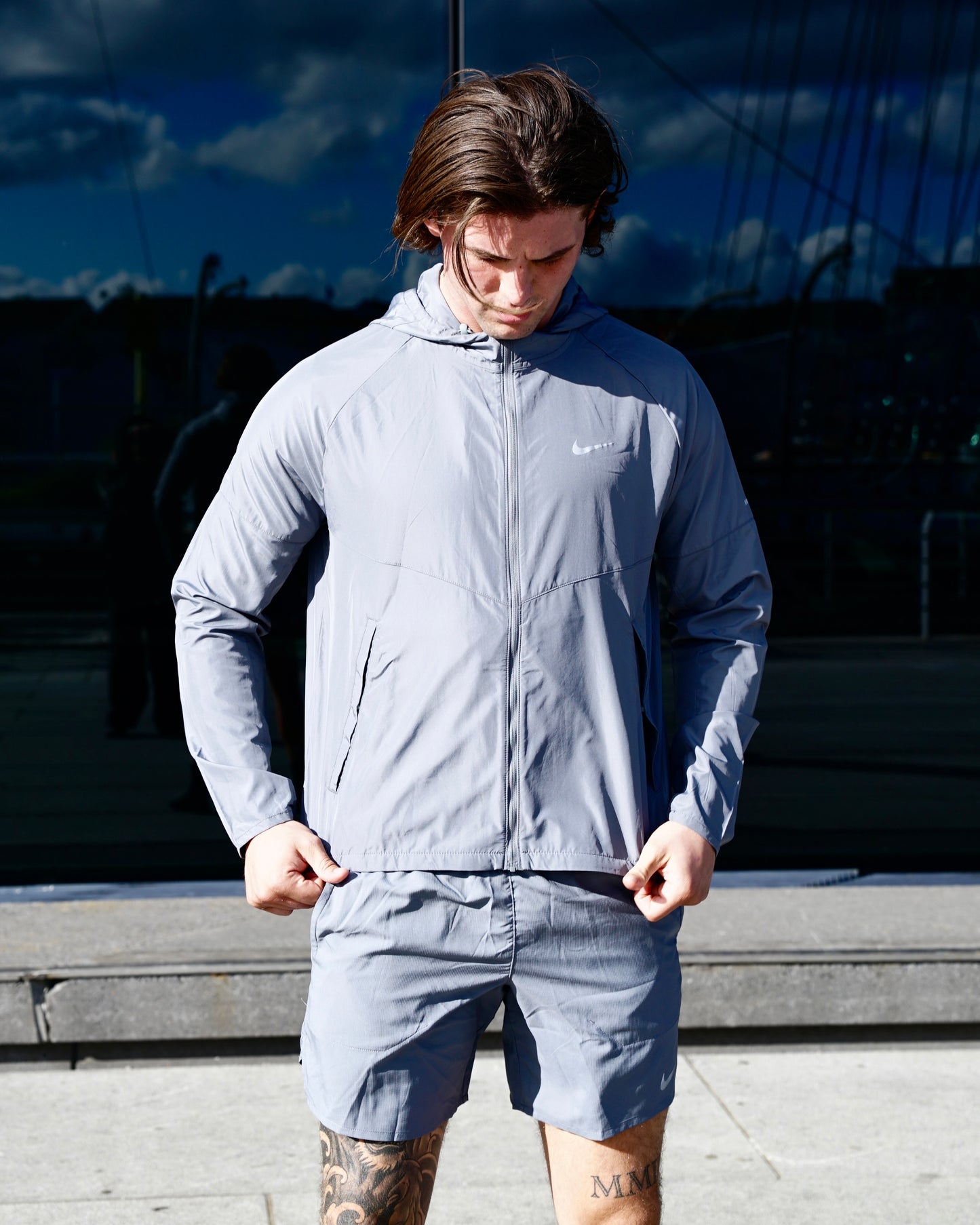 Nike Repel Windrunner 3 Piece Set - Grey