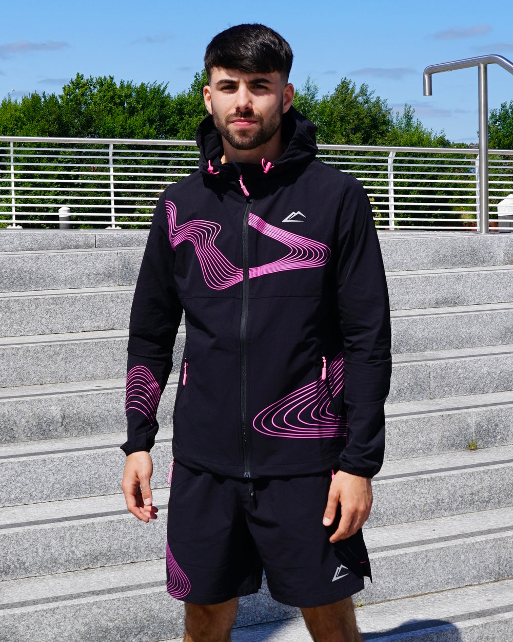ActiveLine Wave 3 Piece Set - Black / Pink