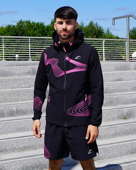 ActiveLine Wave 3 Piece Set - Black / Pink