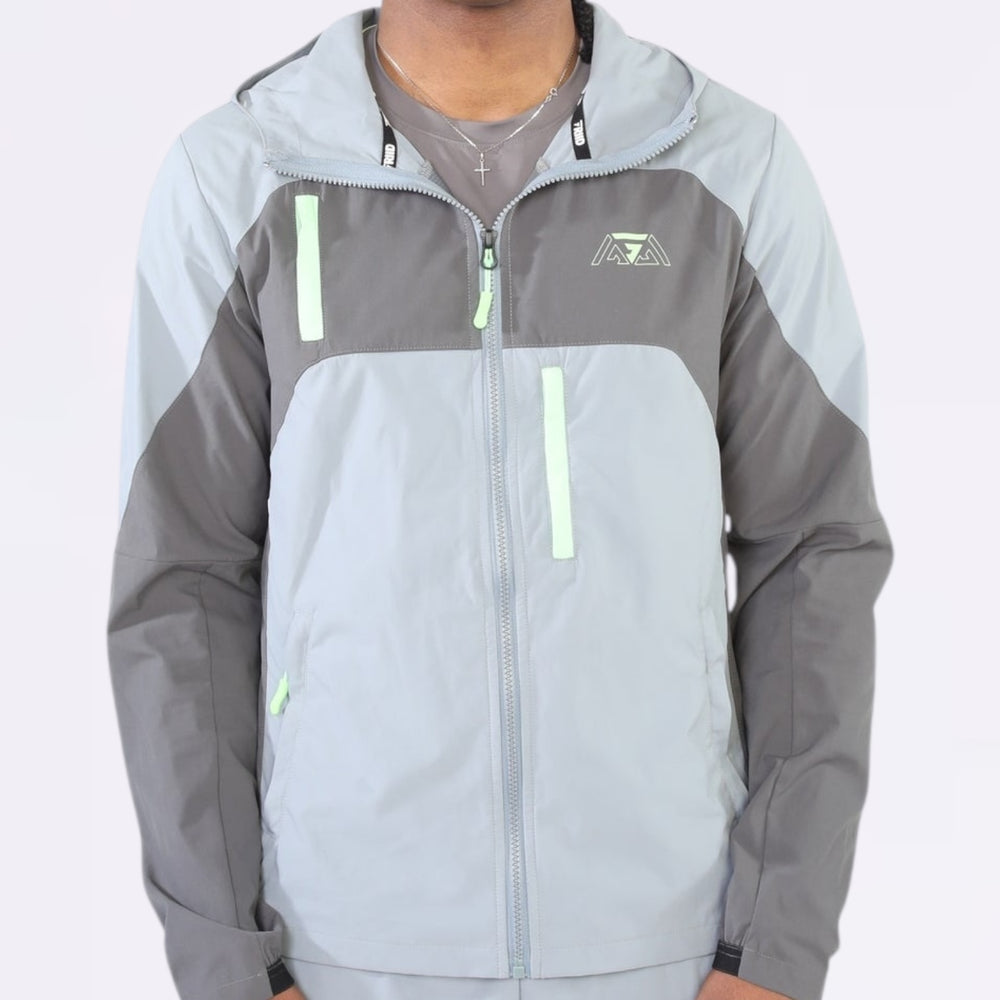 GRIID Triple G Windrunner - Storm Grey / Surge Green