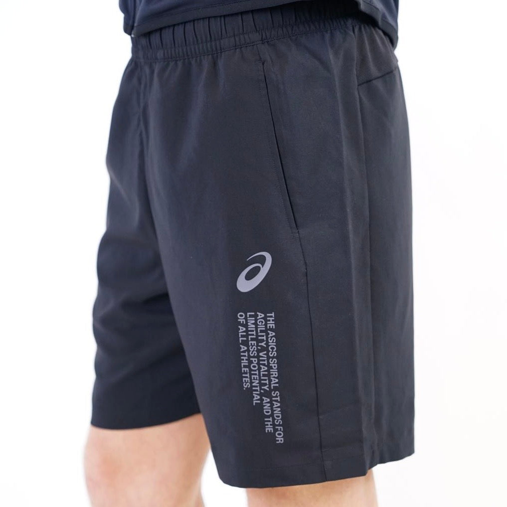 Asics Script Shorts - Black / White