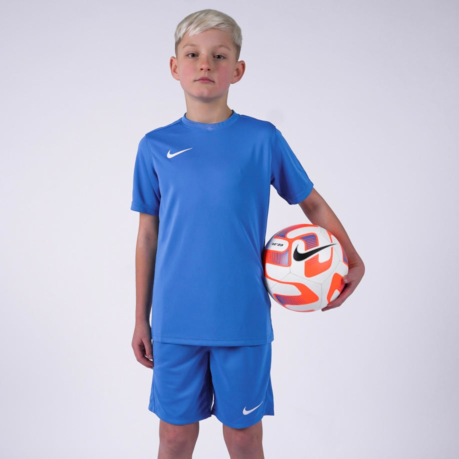 Nike Dri Fit Set - Tee & Shorts - Royal Blue (Junior)