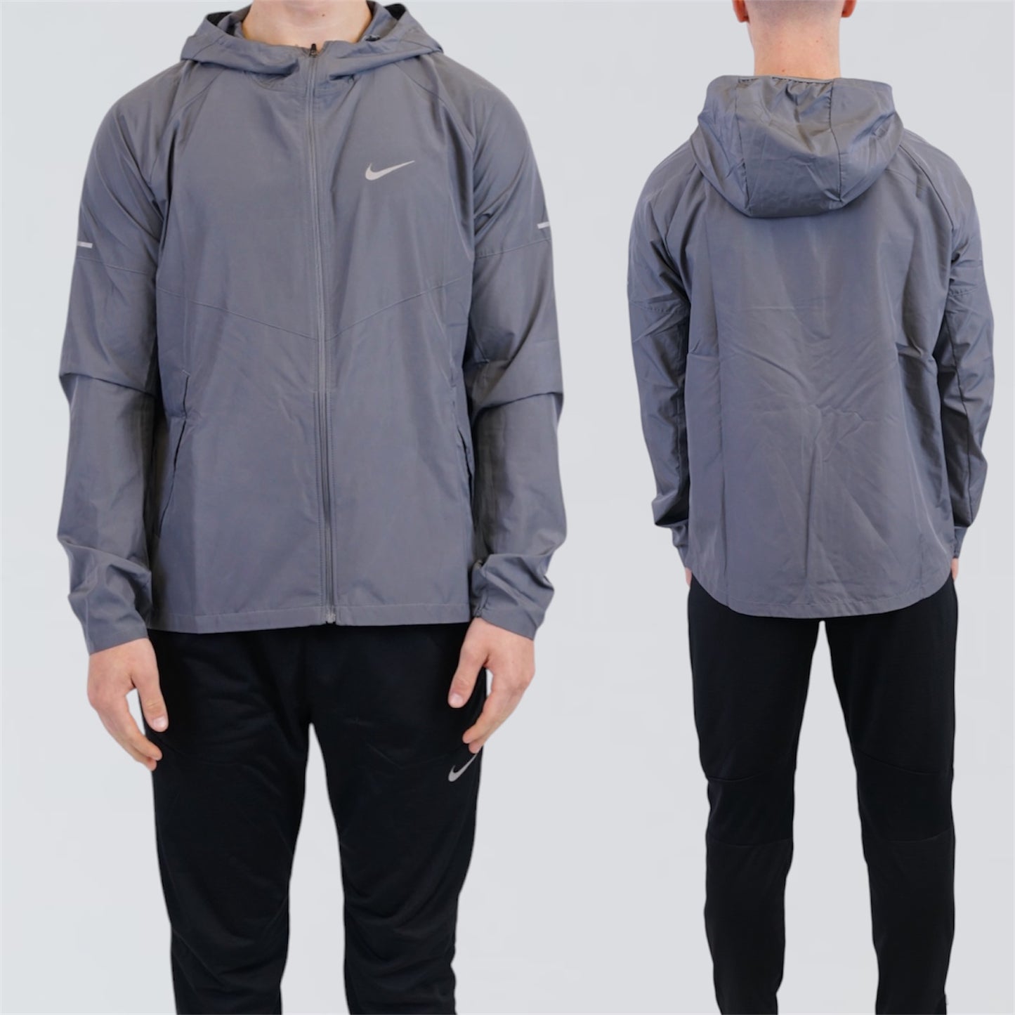 Nike Repel & Phenom Set - Grey / Black