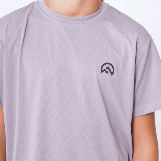 Flux Logo Tee - Light Grey  (Junior)