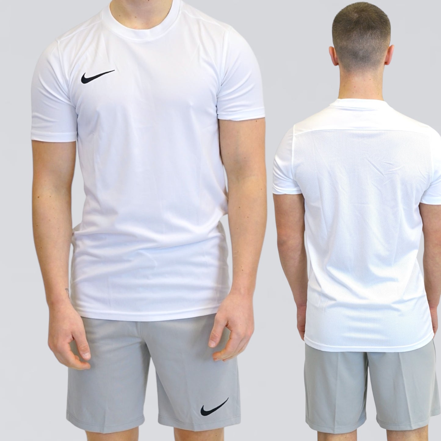 Nike Dri Fit Set - White / Grey