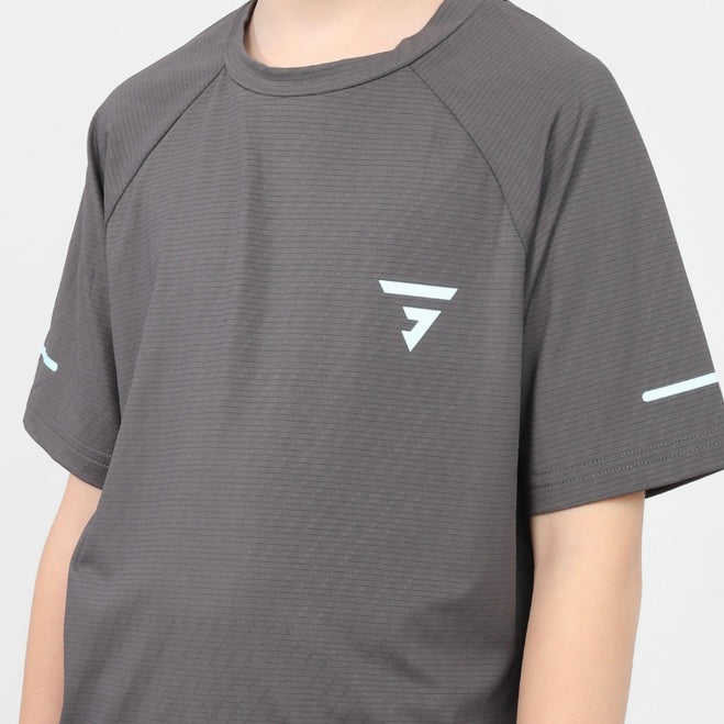GRIID Pace Tee - Dark Grey (Junior)