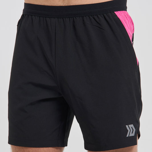 DASH Shorts - Black / Pink