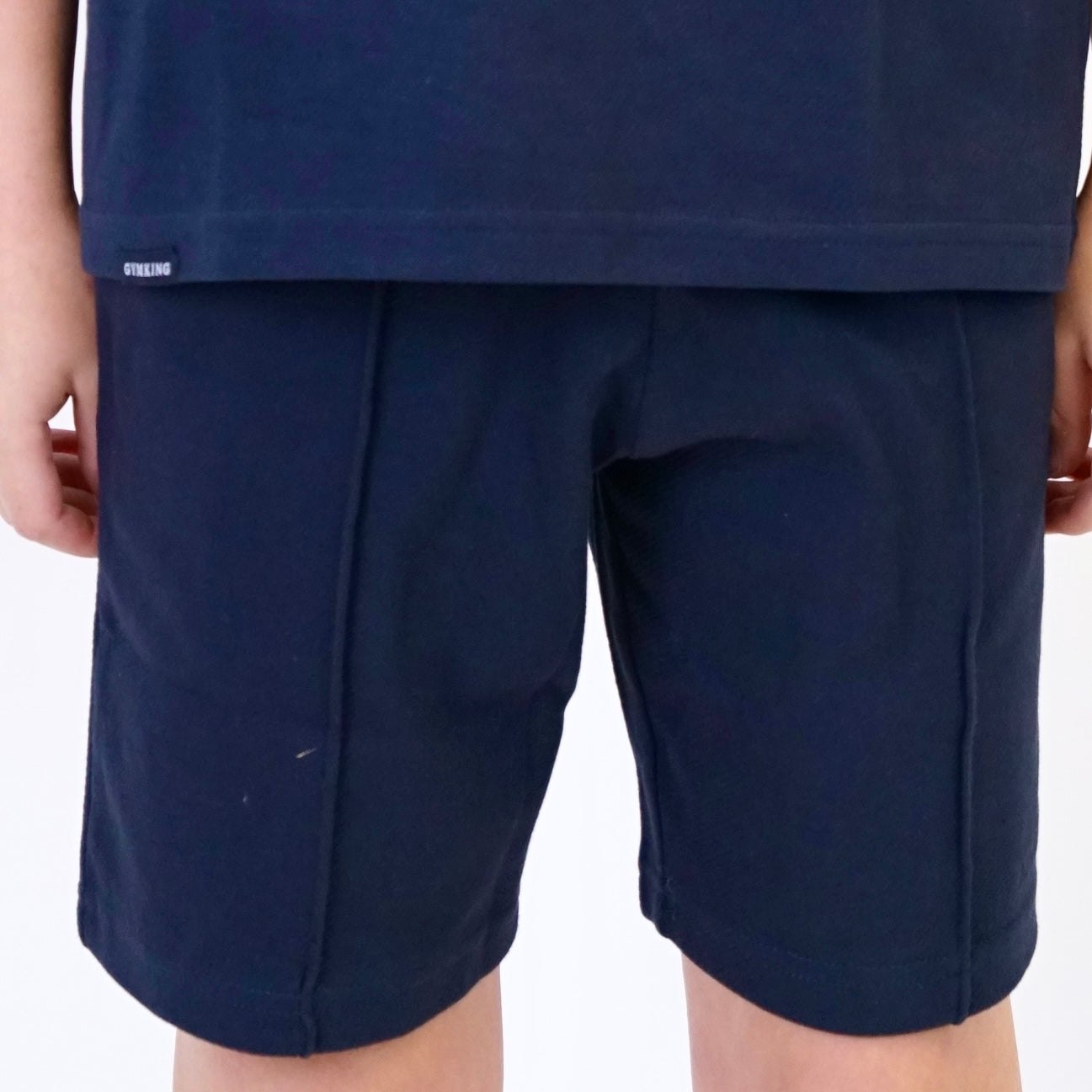 Gym King Zipped Polo Set - Navy (Junior)