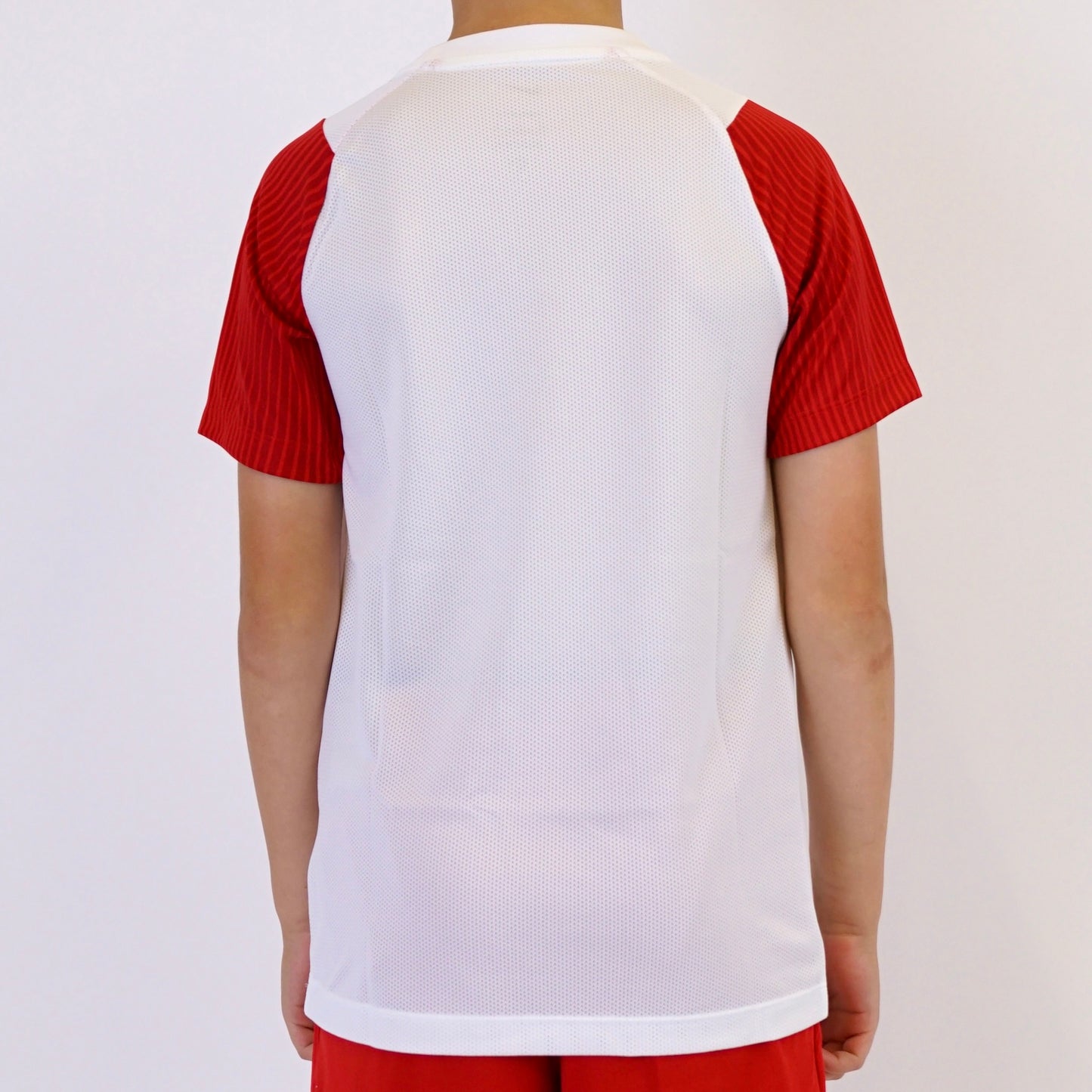 Nike Dri-Fit Academy 2.0 Tee - White / Red (Junior)