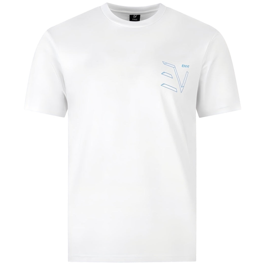 ENVI Concave T-Shirt - White / Blue