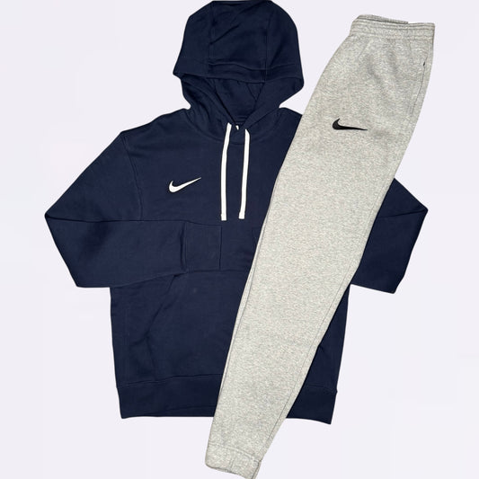 Nike Park Hoodie & Joggers Set - Navy / Grey