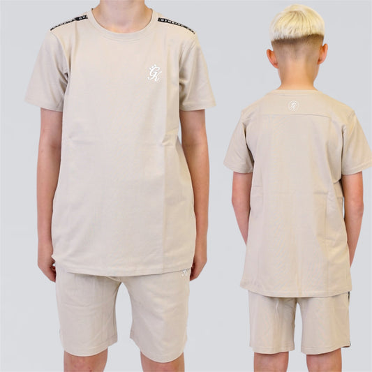 Gym King Taped Set - Beige (Junior)