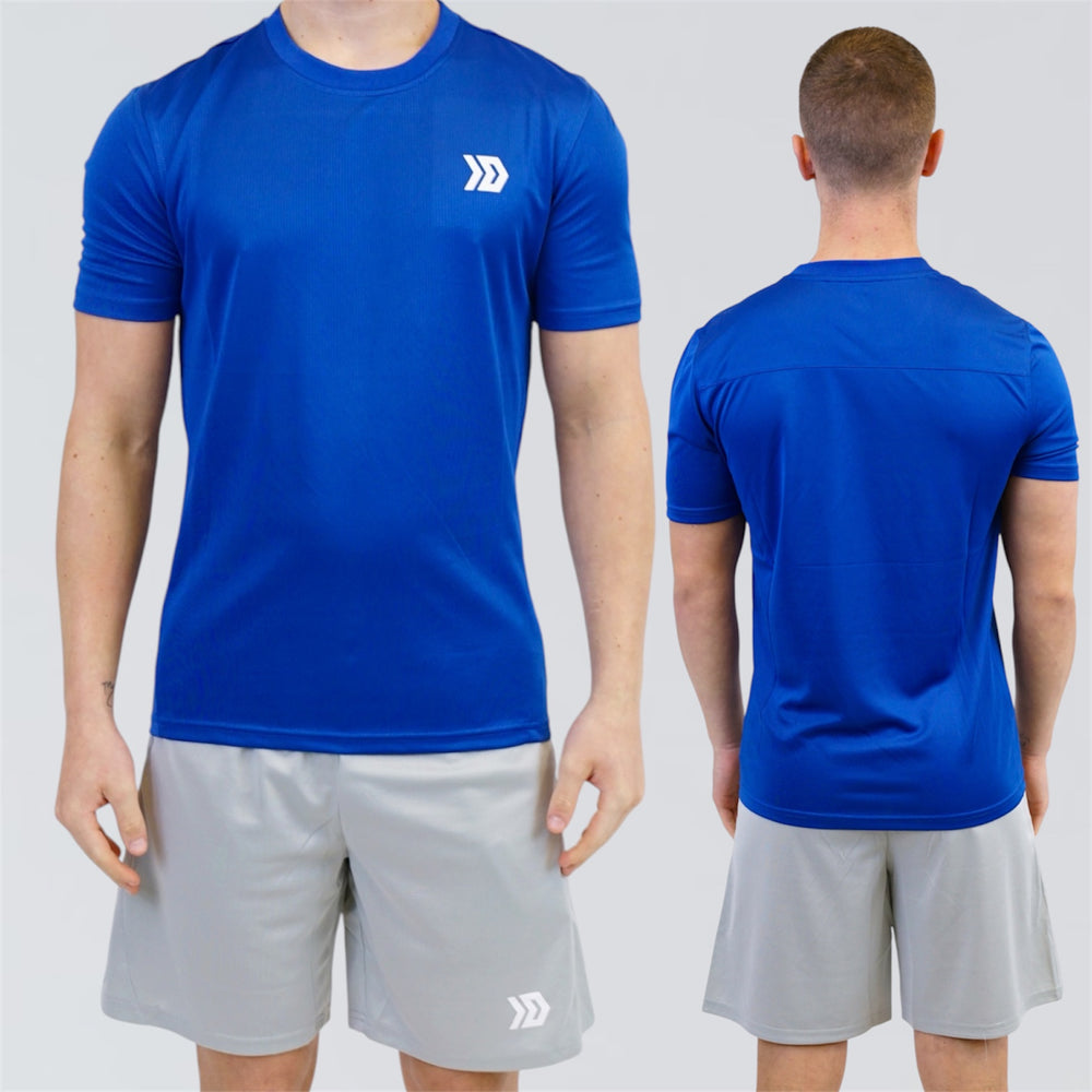 DASH Active Tee Set - Royal Blue / Grey
