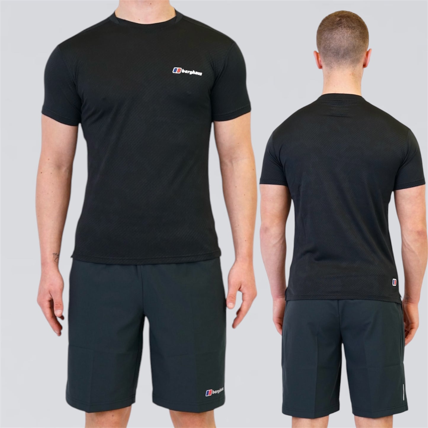 Berghaus Dawdon Set - Tee & Shorts - Black