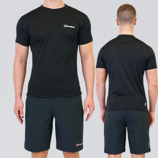 Berghaus Dawdon Set - Tee & Shorts - Black