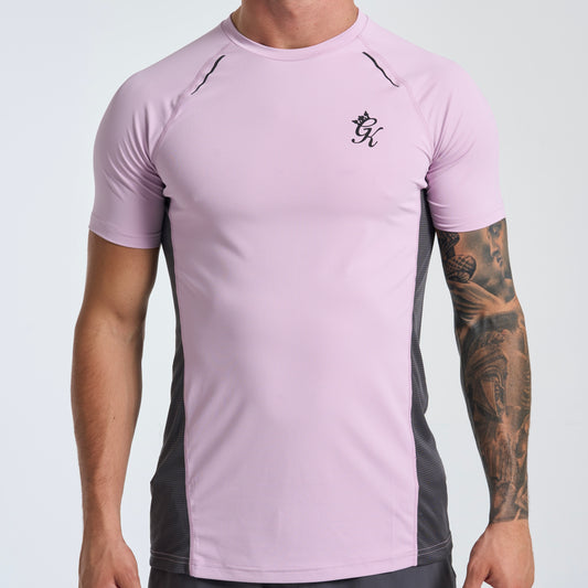 GymKing Flex 2.0 Tee - Graphite/Dusky Lilac