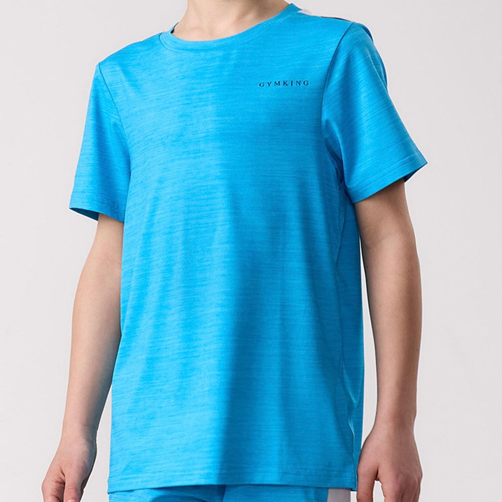 Gym King Vision Tee - Potofino Blue (Junior)