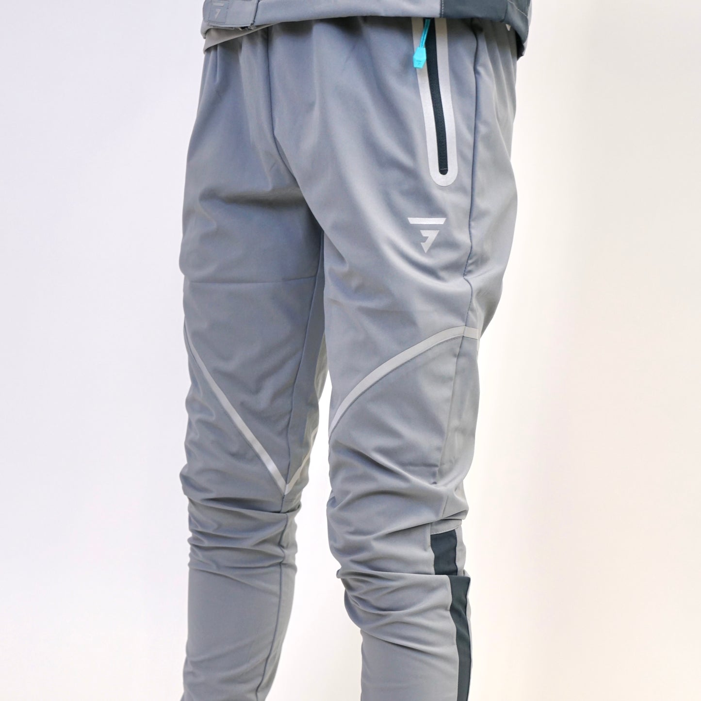 GRIID Reflect Pant - Light Grey/Aqua (Junior)