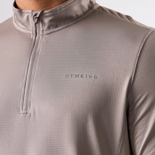 Gym King Energise Half Zip - Truffle