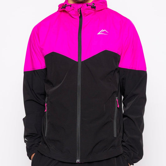 ActiveLine Surge Windrunner & Bottoms Set - Black / Pink
