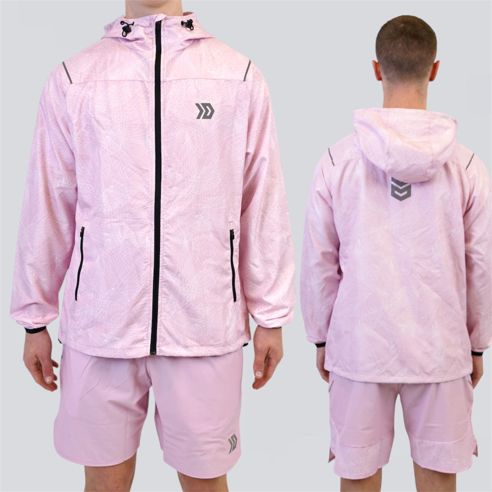 DASH Hyperweb Windrunner & Shorts Set - Pink Foam