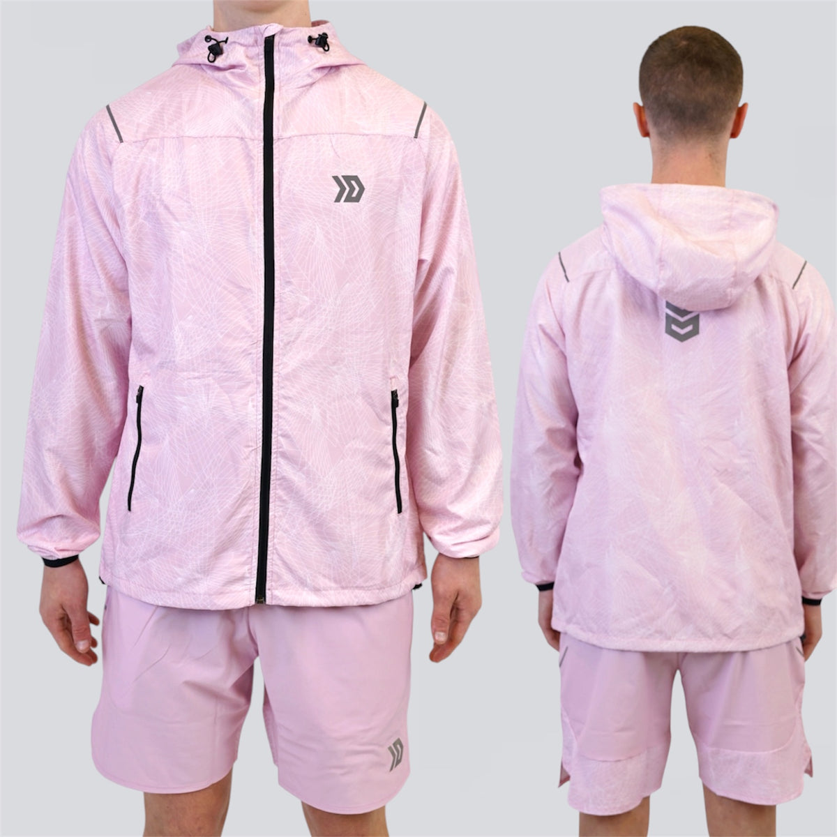 DASH Hyperweb Windrunner & Shorts Set - Pink Foam