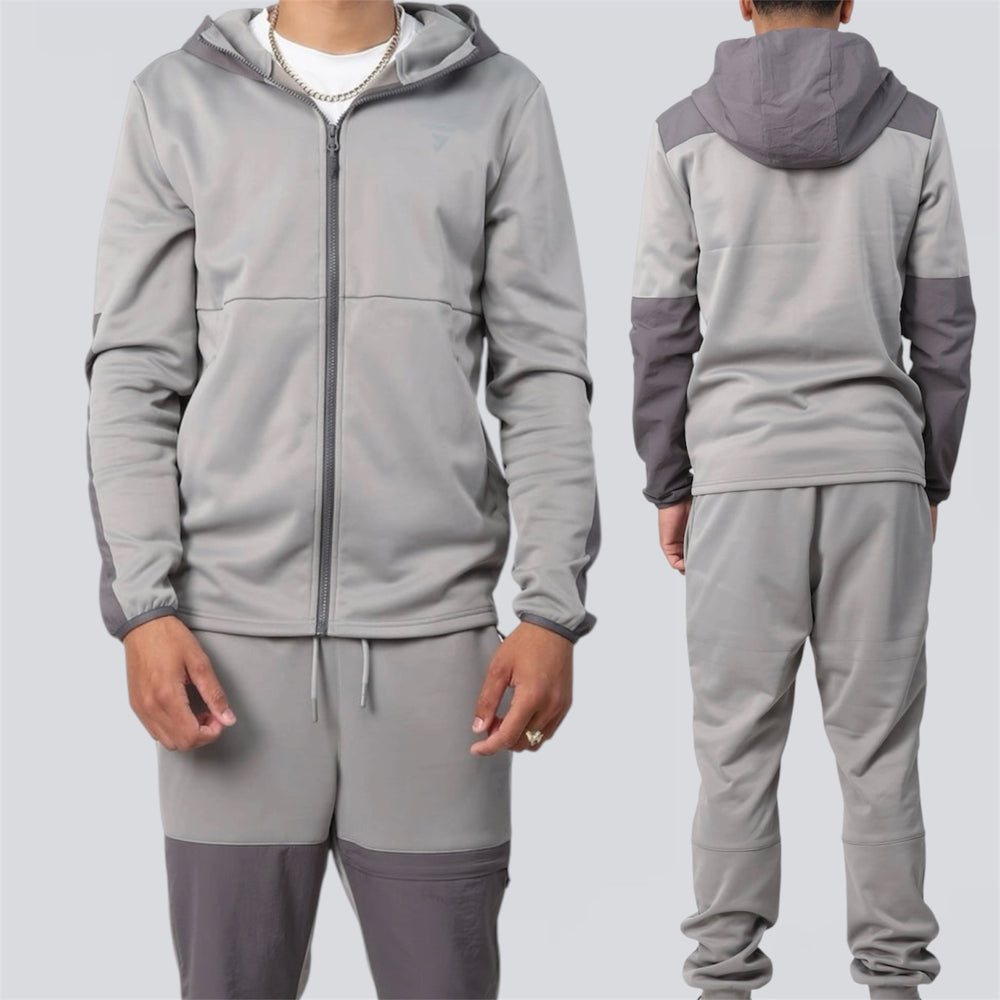 GRIID Cushy Jacket & Bottom Set - Light Grey