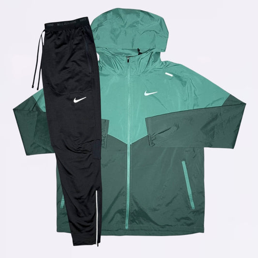 Nike Windrunner & Phenom Set - Vintage Green / Black