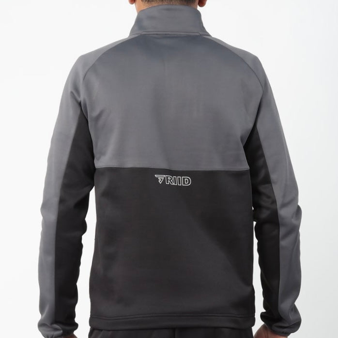 GRIID Cushy Half Zip 2.0 & Bottom Set - Black / Dark Grey