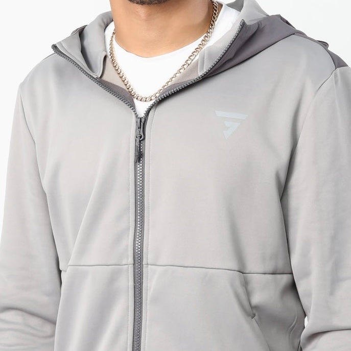 GRIID Cushy Jacket & Bottom Set - Light Grey