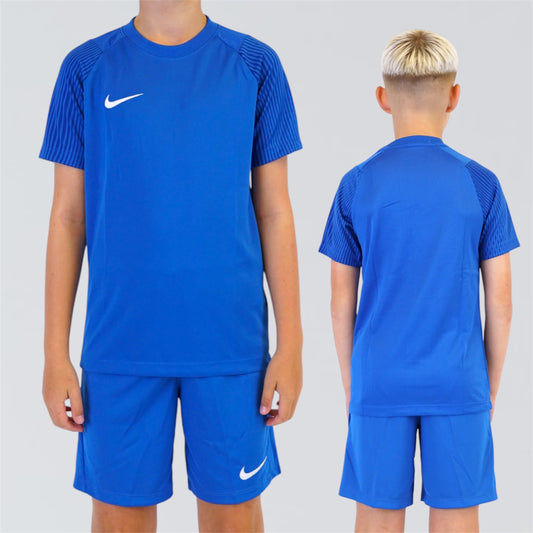 Nike Dri-Fit Academy 2.0 Set - Tee & Shorts - Blue (Junior)