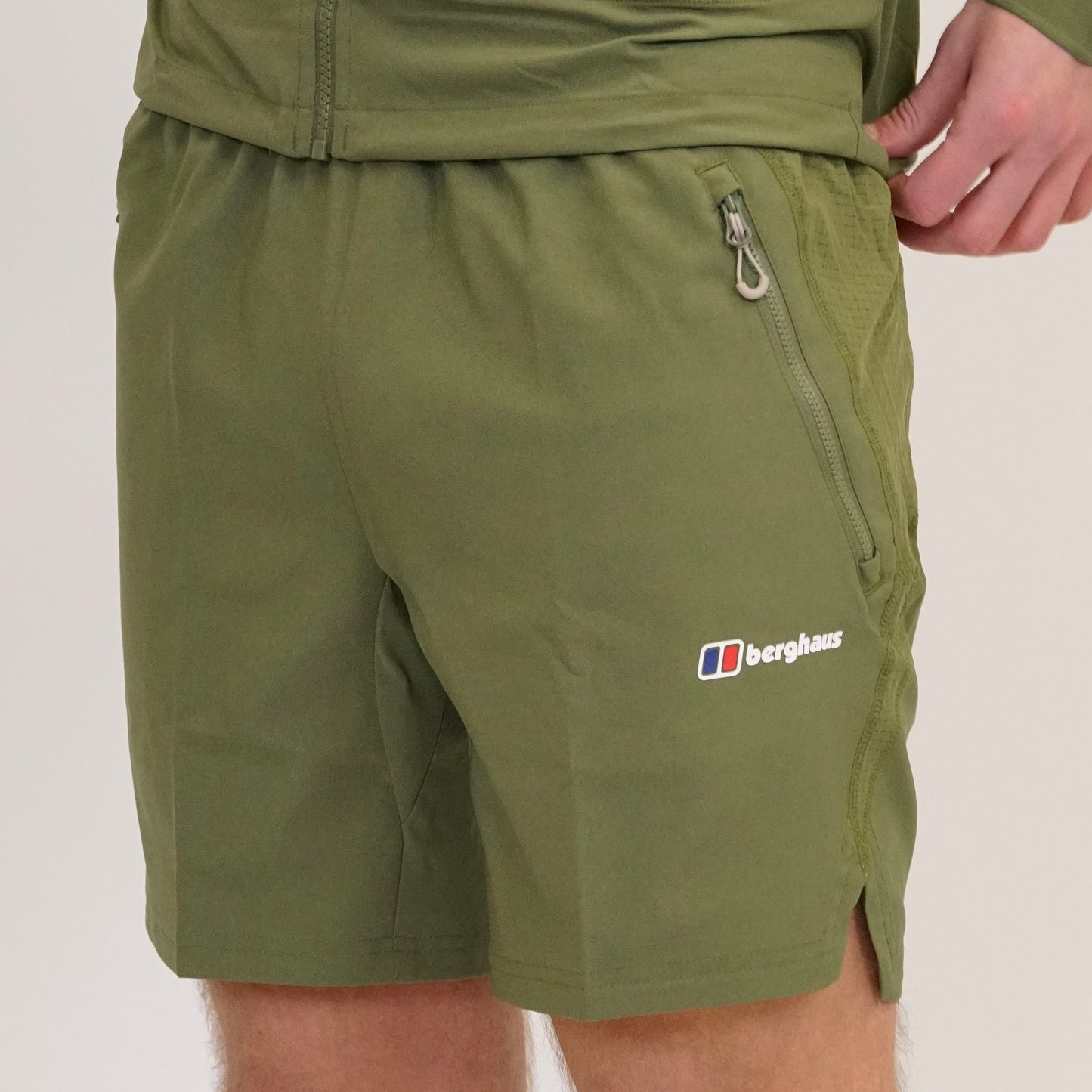 Berghaus Wavertree - Half Zip & Shorts Set - Dark Green