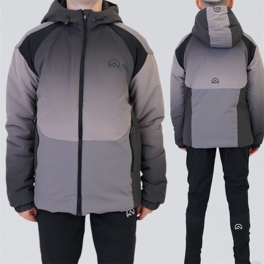 Flux Thermal Padded & Running Set - Black / Dark Grey (Junior)