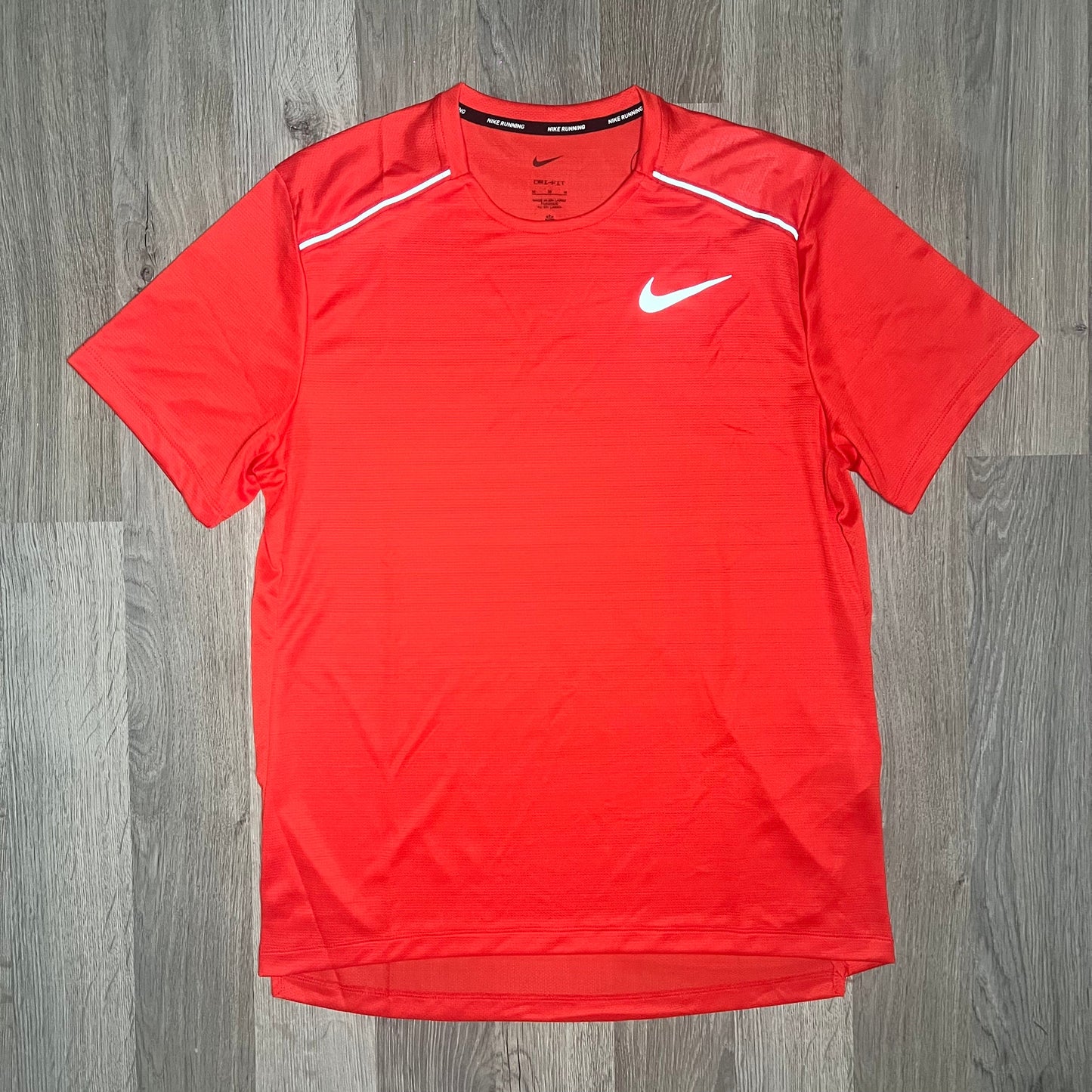 Nike Miler & Challenger Set - Tee & Shorts - Chile Red / Grey
