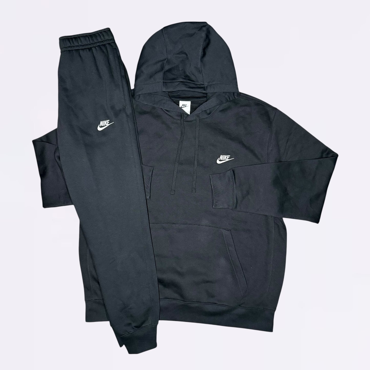 Nike Club Sport Set - Hoodie & Joggers - Black