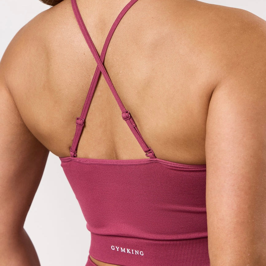 GymKing Sculpt Seamless - Bra & Leggings Set - Pomegranate