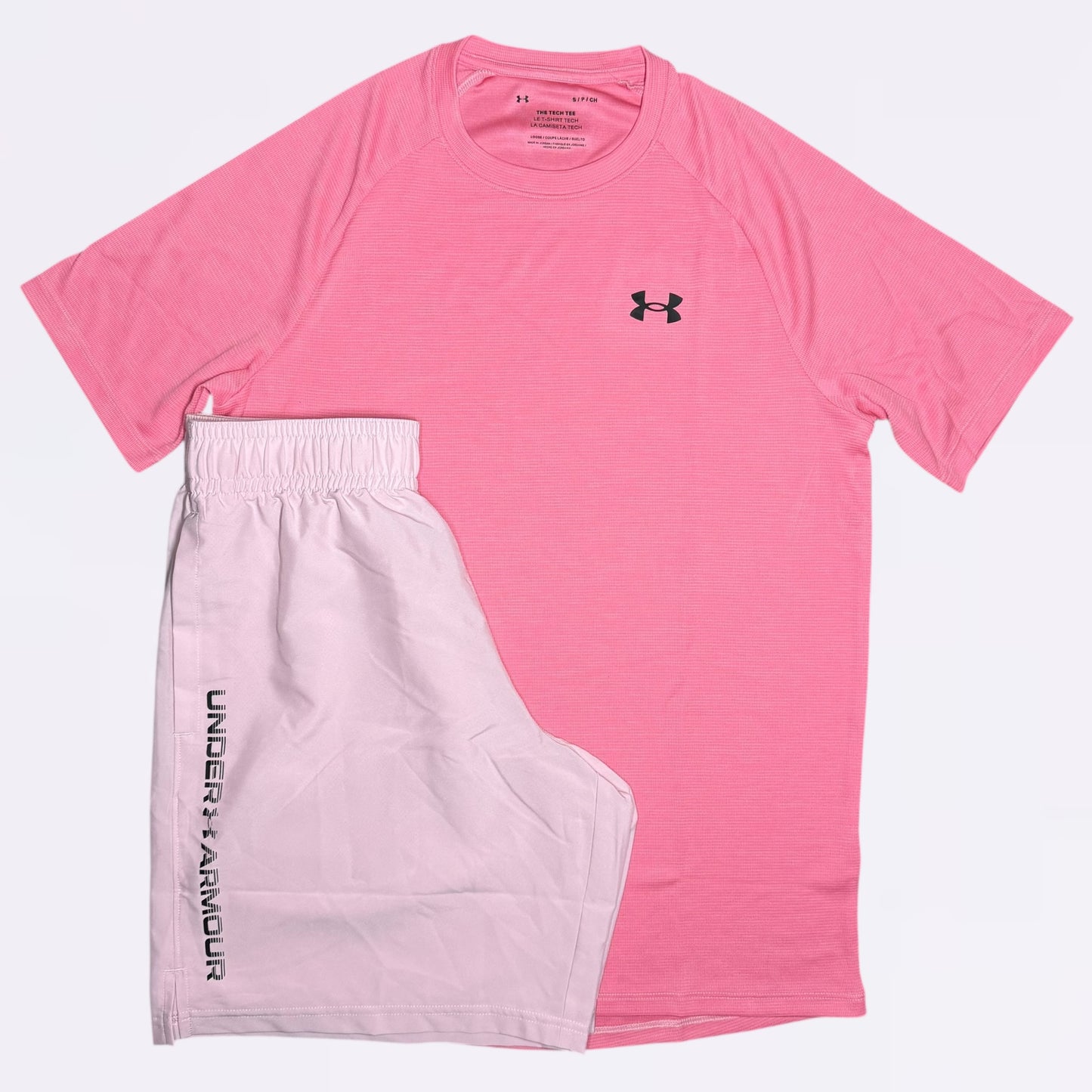 Under Armour Tech & Woven Set - Pink Foam