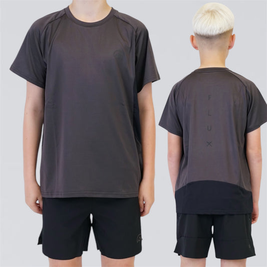 Flux Tech Set - Dark Grey / Black  (Junior)