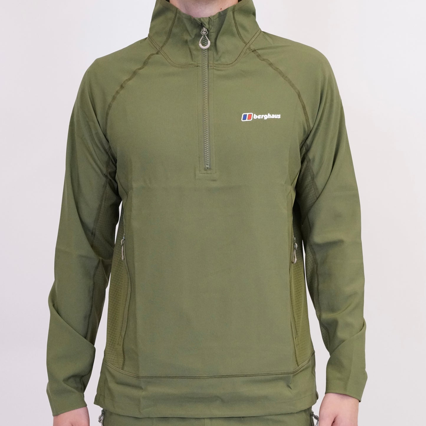 Berghaus Wavertree - Half Zip & Shorts Set - Dark Green