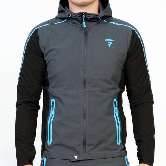 GRIID Reflect Windrunner & Shorts Set- Blue