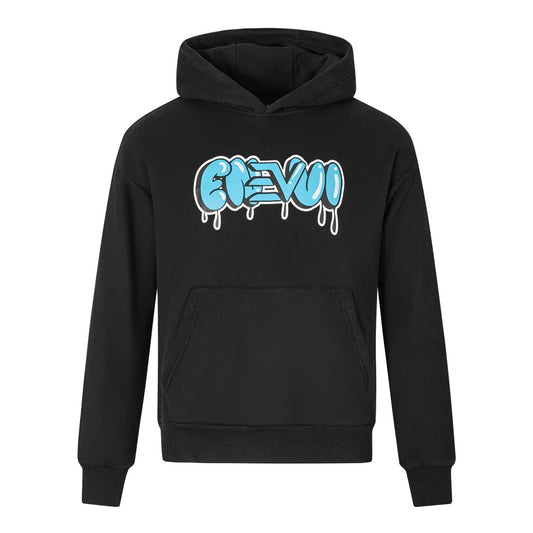 ENVI Graffiti Hoodie - Black / Blue