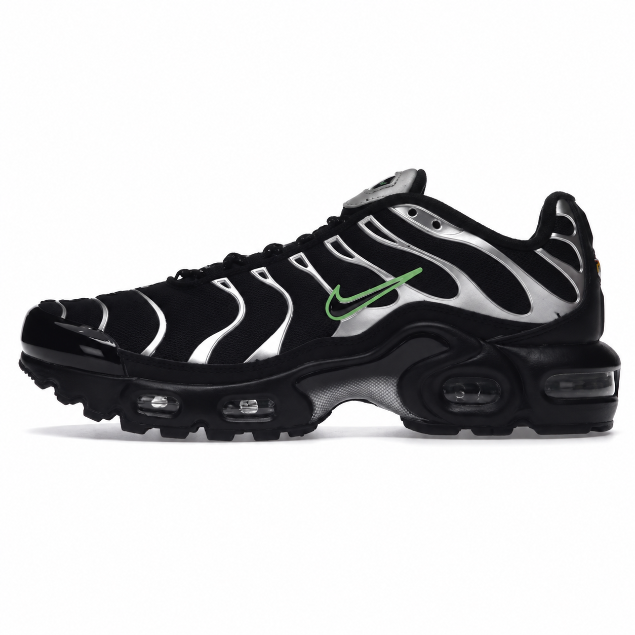 Nike Air Max Plus Black Green Strike (Junior)