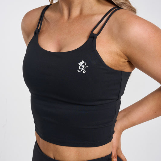 Gym King 365 Long Line Tank - Black