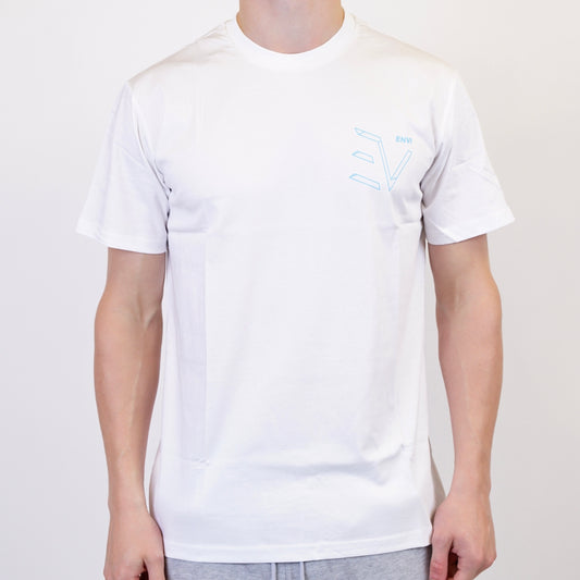 ENVI Concave T-Shirt - White / Blue