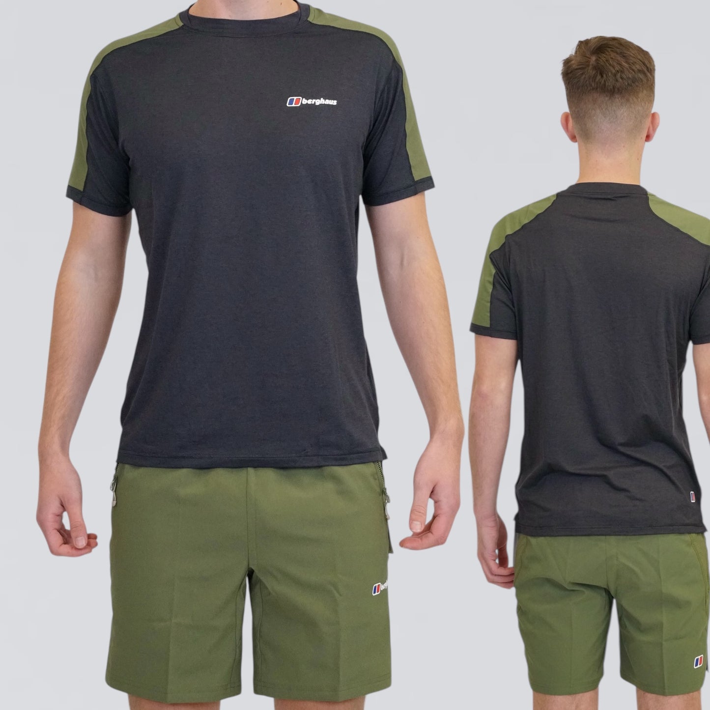 Berghaus Farndale Tech Tee - Green / Black