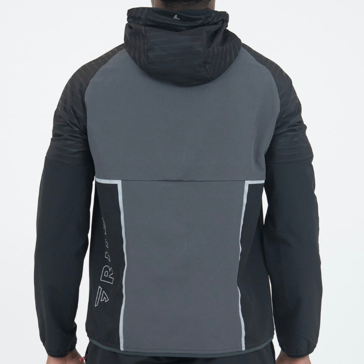 GRIID Glitch & Motion Set - Jacket & Shorts - Red / Grey / Black