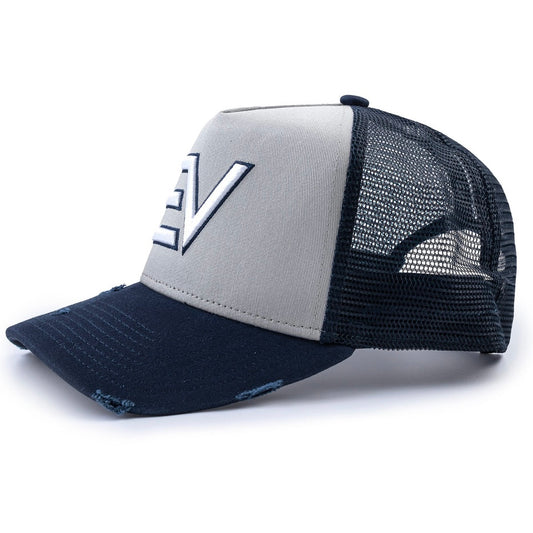 ENVI Logo Trucker Hat - Navy / Nardo Grey