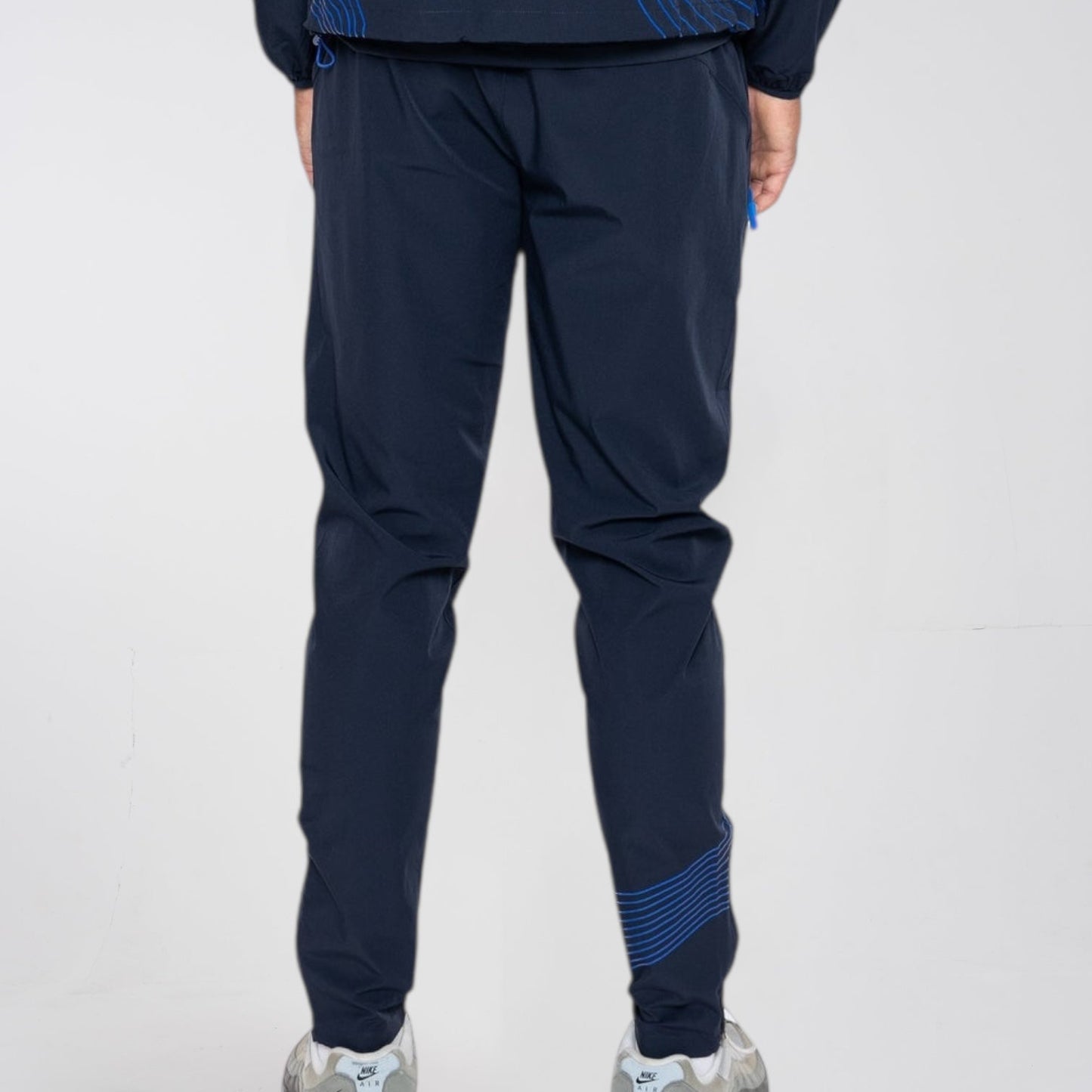 ActiveLine Wave Set - Tee & Bottoms - Navy  / Royal Blue