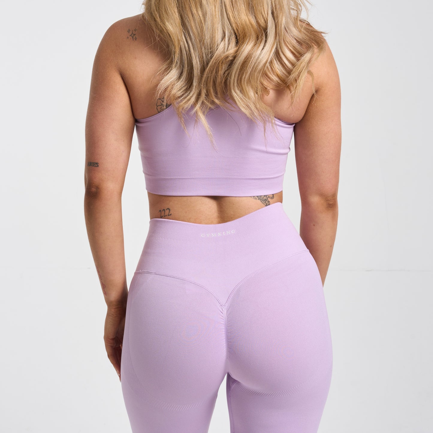 Gym King Scuplt Bra & Leggings Set - Soft Lilac