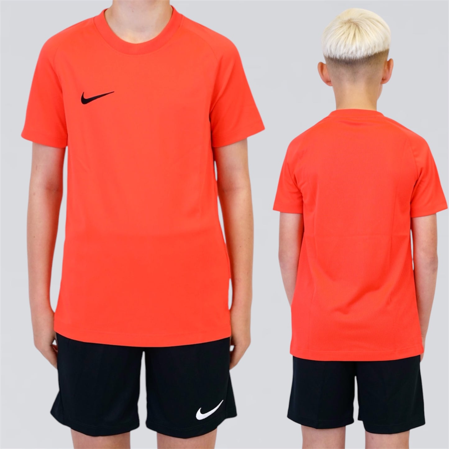 Nike Dri Fit Set - Crimson Red / Black (Junior)